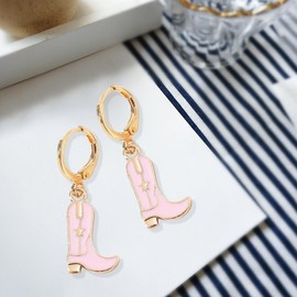 Cowgirl Earrings for Women Western Earrings Cowboy Hat Boot Howdy Dangle Earring Country Concern Outfits Dress Accessories