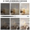 ZEROUNO LED Dimmable Wall Mounted Reading Light, Backlight Night Wall