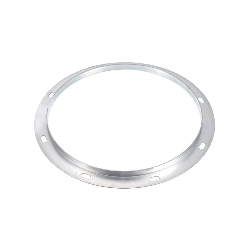PATIKIL 12" Duct Connector Flange, Metal Straight Pipe Exhaust Flange