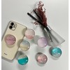 WUYULB Clear Crystal Collapsible Expandiing Mobile Phone Grip Stand Holder
