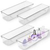 Esteopt Drawer Organisers, 4 Pcs Plastic Storage Drawers, Versatile Storage
