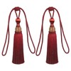 EleCharm 1 Pair Simple Elegant Curtain Cord Tie Drape Holdback