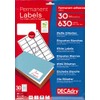 APLI Decadry Pack of 630 Multi-Purpose Labels 63.5 x 38.1