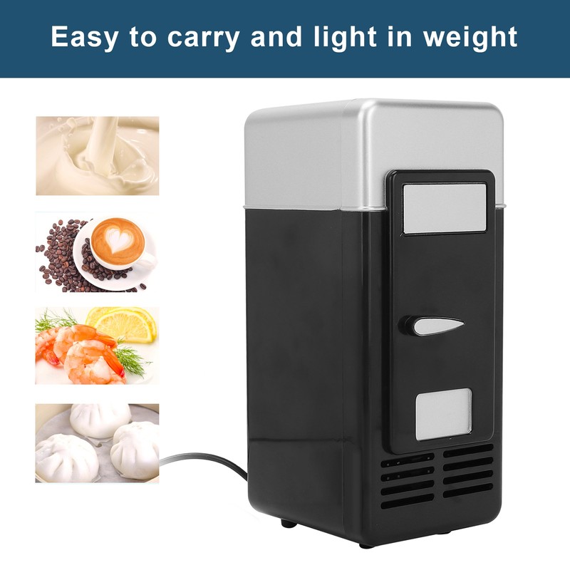 Mini USB Fridge Compact Cooler Foods Skin Care Product Storage
