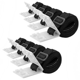 Uposao Set of 8 retaining straps for pool film, pool cover, universal fastening straps and clips, fixed accessories for pool tarpaulins, solar film, pool reel device, mobile reel system