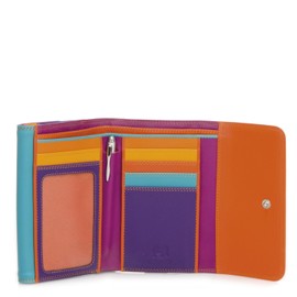 mywalit Double-Flap Wallet Leather Purse | 6 Credit Card Slots | ID Window, Coin Pockets & Pen | Copacabana | Classy & Compact Accessory for Men & Women | Perfect for Everyday Use