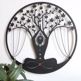 Unbranded Metal Wall Sculpture Minimalist Ornament Wall Art Living Room Meditation Crafts