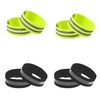 ISTUSHEWILL 8 Pcs Reflective Armbands Reflective Strip -,Adjustable Safety Gear