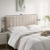 Upholstered Full Headboard - Easy Assemble Channel Stitched Headboard Full