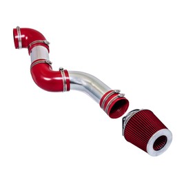 Rtunes Racing Short Ram Air Intake Kit + Filter Combo for 96-02 Crown Victoria / Lincoln Town Car / Grand Marquis 4.6L V8 (Red)