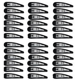 Pack of 50 hair clips, hair clips, black, metal hair clips, cute hair clips for girls