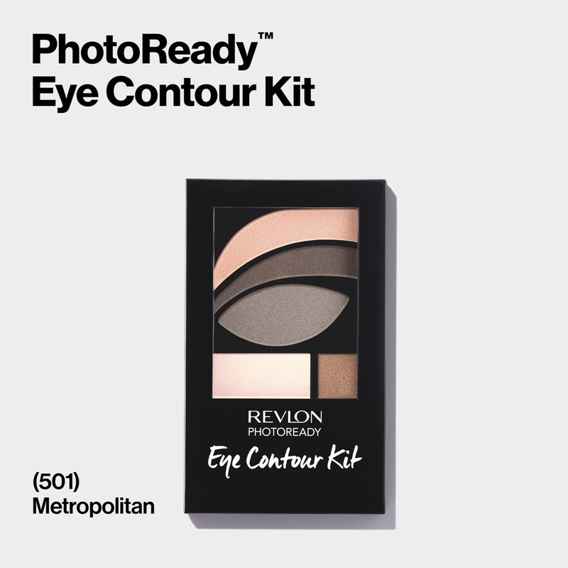 Revlon PhotoReady Eye Contour Kit, Eyeshadow Palette with 5 Wet/Dry