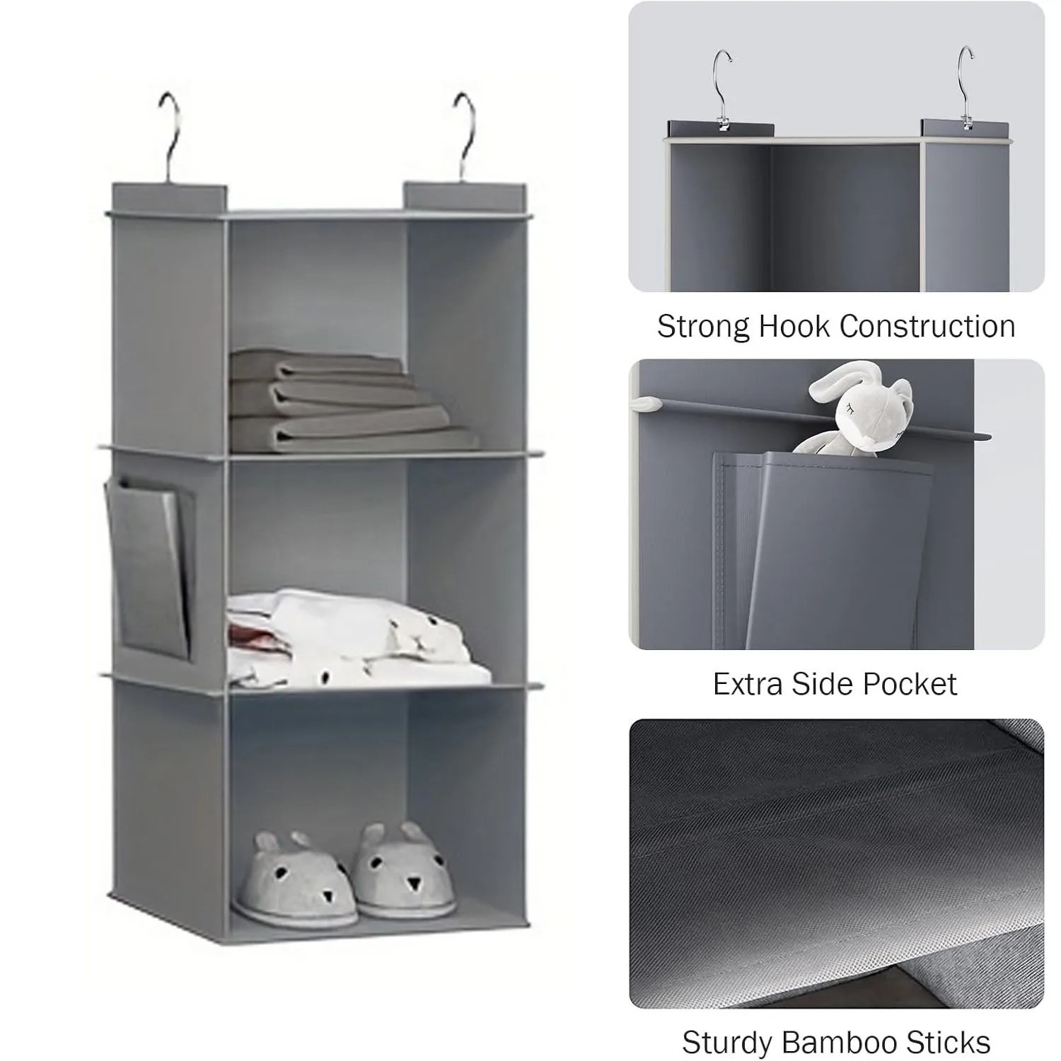 hanging closet organizer