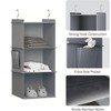 Hanging Closet Organizer – 6 Shelf Closet Storage, Foldable Closet