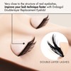 Embagol Double-layer Replacement Eyelids Replaced Eyelids for Lash Extension Practice