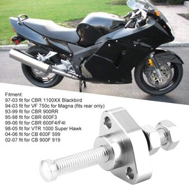 Qiilu Car Cam Chain Tensioner, Cam Timing Chain Tensioner Seal Suitable for CBR600F F3 F4 F4i CBR900 RR CBR900F CB F (Silver)