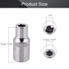 Utoolmart Shallow Socket, 1/4 Inches Drive 6-Point Socket, 4.5mm Metric