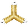 Joywayus 3/4" Hose Barb Y shaped 3 way Union Fitting