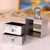 Baby Teeth Storage Box Metal Alloy Tooth Holder Keepsake Cute
