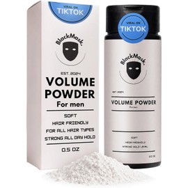 Polvo texturizante para hombres, fácil de aplicar, agrega textura y volumen al instante, ingredientes totalmente naturales, fijación fuerte, polvo para el cabello para hombres