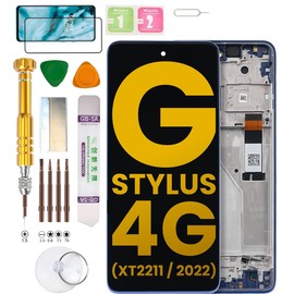 LCD Display Assembly for Motorola Moto G Stylus 4G Verson (2022 Version) XT2211 Screen Replacement kit (Blue)