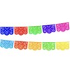 SUNT Mexican Papel Picado Style Plastic Binding ""Floral Flash"" Design