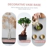 Mipcase 1PC Versatile Wooden Base for Flowerpots Chinese Style Desktop