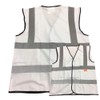 White Hi Vis Hi Viz Safety Vests Waistcoats, Work Wear
