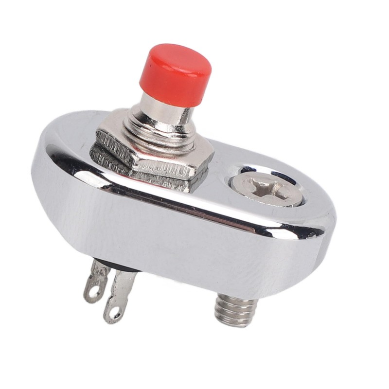 Handlebar Start Stop Switch, Auto Reset Motorcycle Handlebar Rocker Switch,