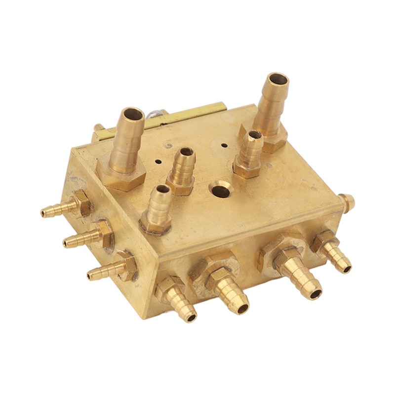 15 Holes Dental Cabinet Integrated Air Water Chassis Valve Copper