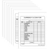 Dinifee 800 Pcs Currency and Coin Record Forms 5.5 x