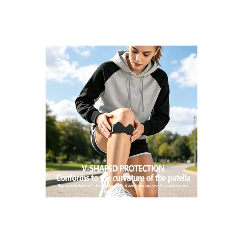 Stryde Precision Knee Strap, Patella Tendon Support, 3D Cushion