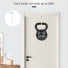 FYY Over The Door Hooks, 6 Pack Upgraded Long Door