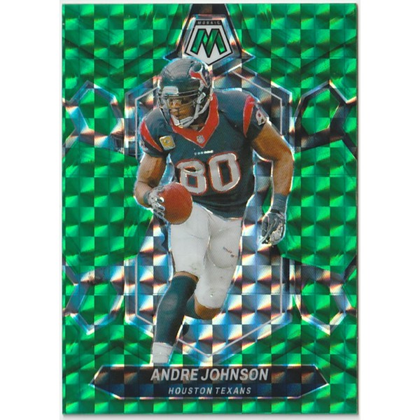 2024 Panini Mosaic Football National Pride Green Prizm Andre Johnson