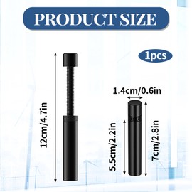 74 mm - 120 mm Height Adjustable GPU Support Black Graphics Card Holder Graphics Cards Support GPU Holder Stable Support Includes Nut Lock Complete Aluminium