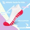 SPTRAMLE 12 Pairs Girls Socks, Athletic Socks for Girls Ankle