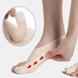 Bkemkri 1 Pair of Hallux Valgus Corrector, Hallux Valgus Bandage Hallux Valgus Socks, Toe Separator Hallux Valgus Correction Relief of Bunions, Hammer Toe Corrector Toe Separator Women Men (M)