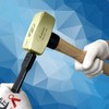 WEDO Brass Sledge Hammer 4.5 lb, Club Hammer with Wooden