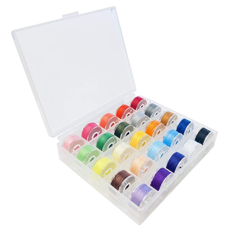 HappyHome Sewing Thread Set, #60, 25 Colors, For Normal Terrain,