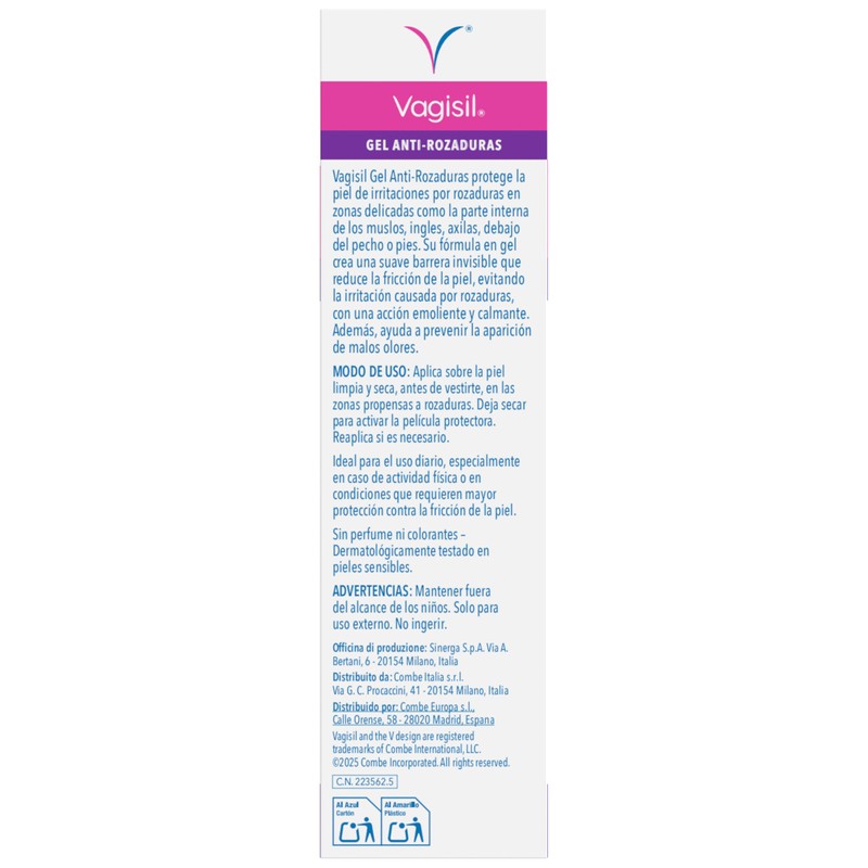 Vagisil Gel Antisfregamento, Protegge Da Irritazioni Da Sfregamento e Arrossamenti,