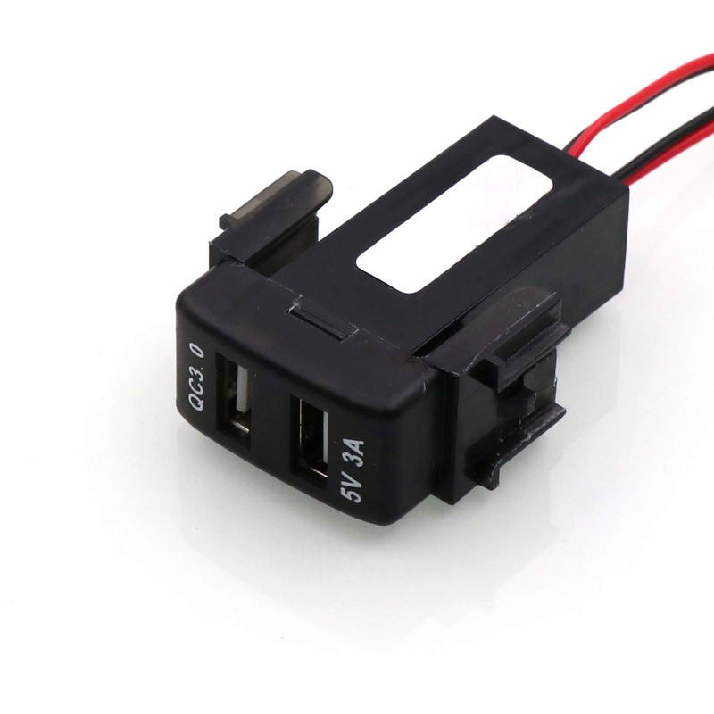 Quick Charge 3.0 + 5V 3A 2 USB Port Power