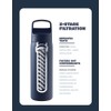 LifeStraw Go 2.0 Stainless Steel Water Filter Bottle 500ml, Laguna