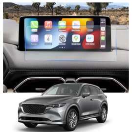 CDEFG Compatible with Mazda CX5 CX-5 2021-2024 2025 Navigation Screen Protector 6H Scratch-Resistant 10.25 Inch GPS Screen Protector Navigation Film CX5 Accessories Pack of 2