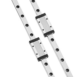[2 Pack] MGN9 250mm Linear Sliding Rail Guide with 2pcs MGN9H Linear Bearing Sliding Carriage Block for 3D Printer and CNC Machine