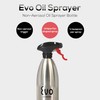 Evo Oil Sprayer 18/8 Stainless Steel, Non-Aerosol for Olive, Cooking