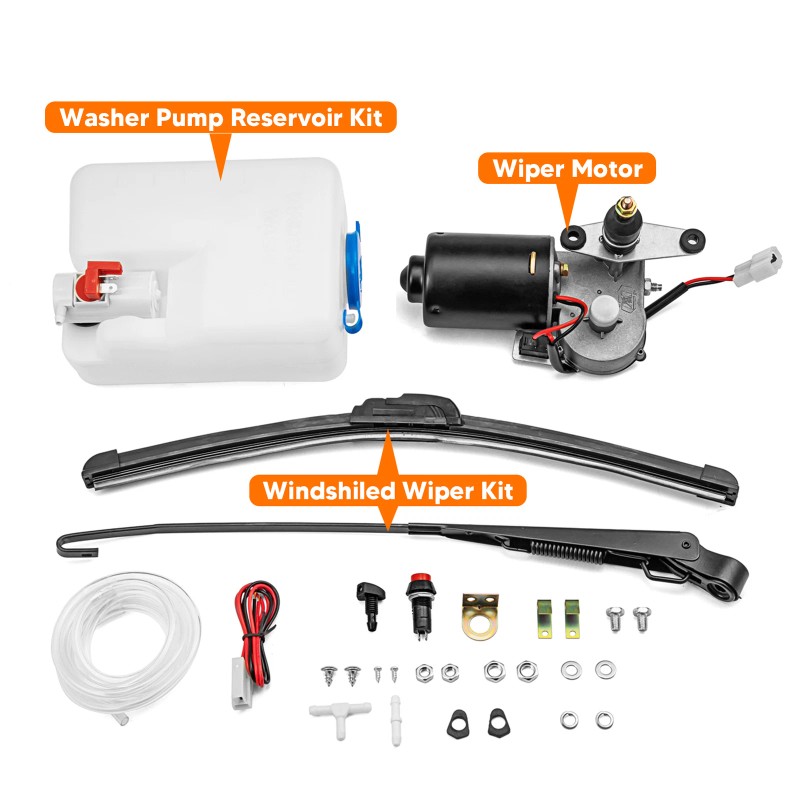 SI For Polaris RZR Turbo R/R 4 Electric Windshield Wiper