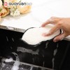 GUOYUANGLO Bamboo Fiber Kitchen Dish Sponge Heavy Duty Multipurpose Scrub