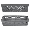 Glad Plastic Storage Basket Set - Multipurpose Drawer Trays, Kitchen