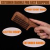 Moreinday Wooden Comb for Women Hair Growth, Medium Wide Tooth