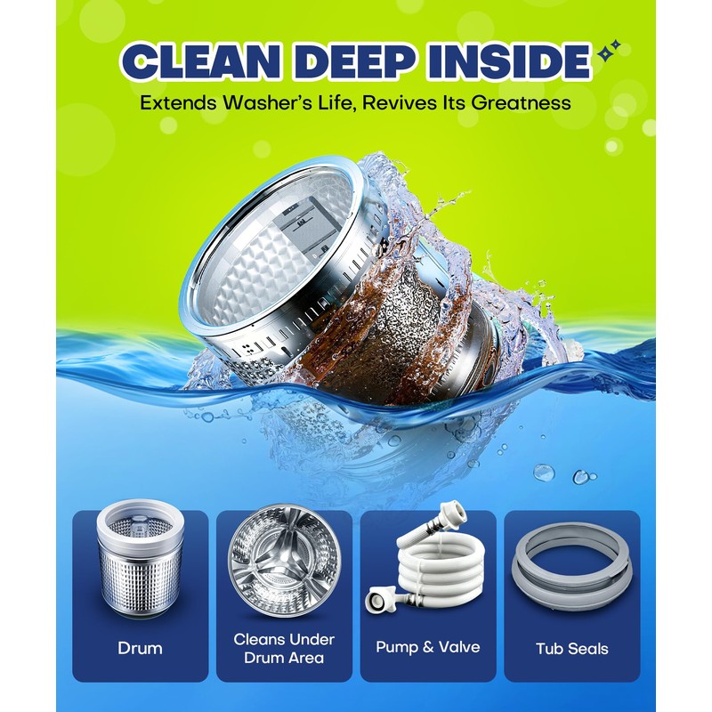 Clean Washing Machine Cleaner Tablets